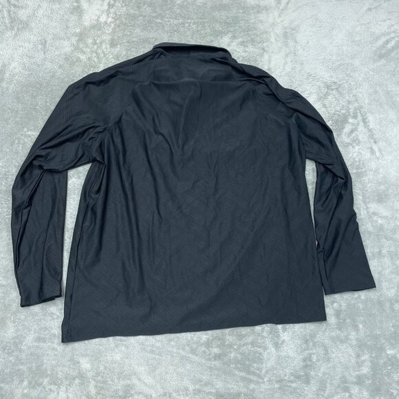 Gerry Mens Black Lightweight Long Sleeve Quarter Zip Pullover XL a1060 - Picture 6 of 7
